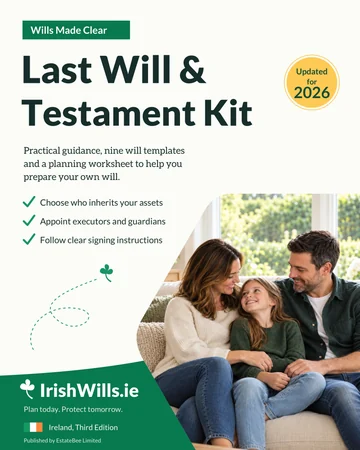 IrishWills.ie Last Will and Testament Kit cover